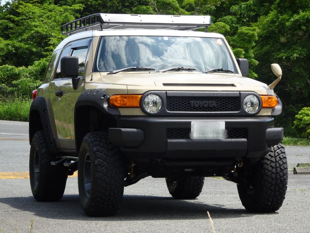 FJクルーザーのトレイル仕様カスタム『ブラックLINEX塗装バージョン』拘りカスタム車をご紹介♪｜LINEX 自動車部門 公式ブログ｜flexdream blog
